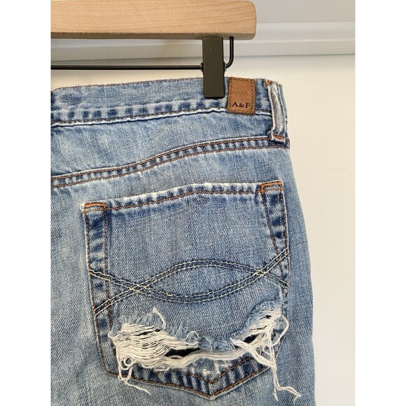 Vintage Y2k Abercrombie & Fitch Low Rise Bootcut Flare Jeans 100% Cotton 6L Emma - Picture 6 of 8